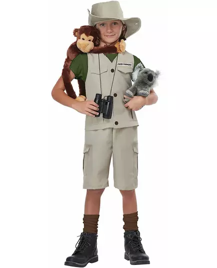 Déguisement aventurier luxe enfant, Taille: 8–10 ans (140 cm)