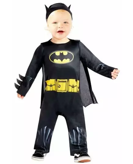 Batman™ kostuum voor baby's, Maat: 2–3 jaar (94–98 cm)