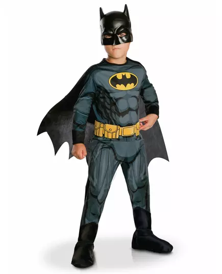 Déguisement classique Batman Justice League™ garçon, Taille: 5–6 ans (110 à 116 cm)