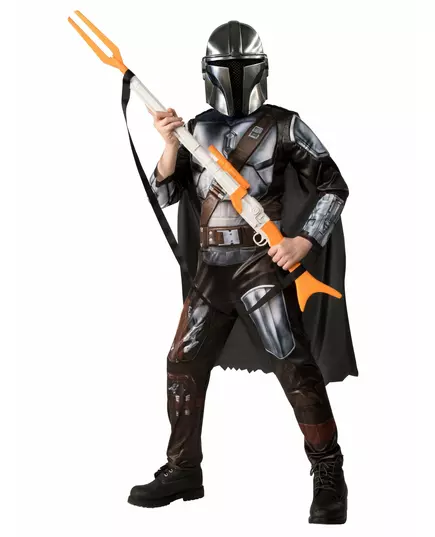 Star Wars klassiek kostuum - The Mandalorian™ voor kinderen, Maat: 3–4 jaar (90 tot 104 cm)