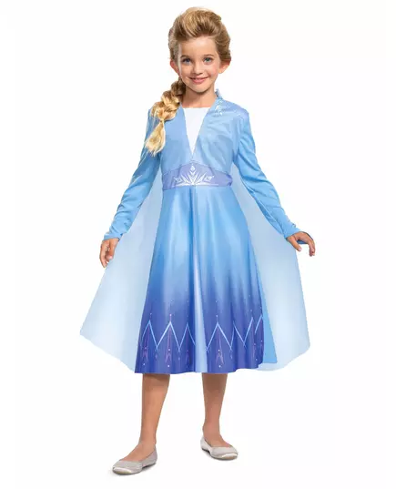 Elsa Frozen 2™ Basis Meisjes kostuum, Maat: 5–6 jaar (109–126 cm)