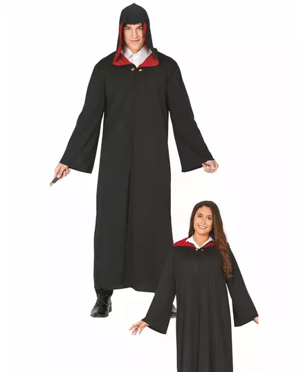 Déguisement étudiante sorcière femme, Taille: Medium (38–40)