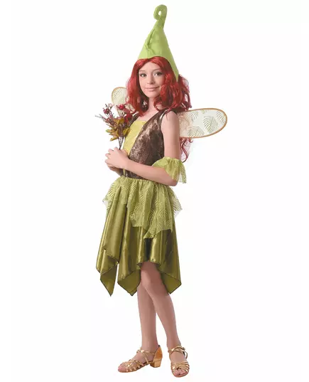 Déguisement fée de la forêt fille, Taille: 4–6 ans (110–120 cm)