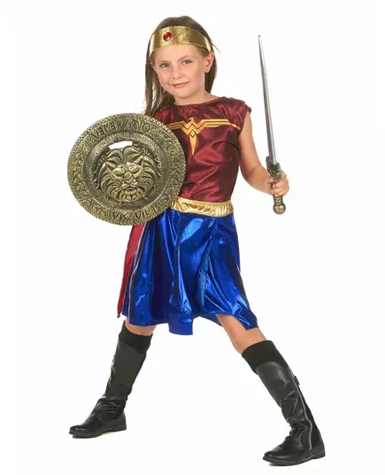 Déguisement guerrière amazone fille, Taille: 4–6 ans (110–120 cm)