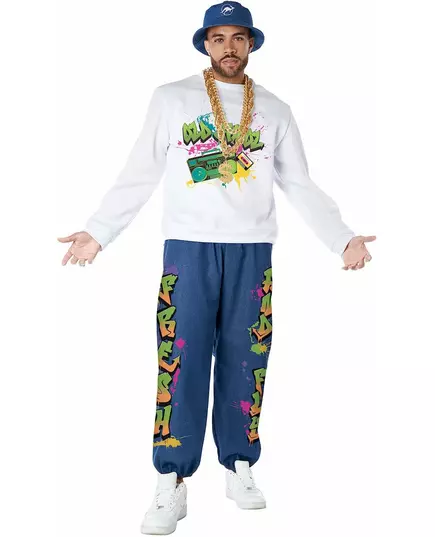 Déguisement hip hop années 90 homme, Taille: Medium