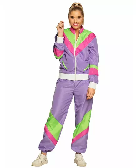 Retro joggingpak vermomming voor vrouwen, Maat: X-Large