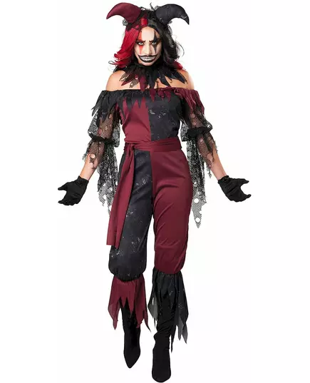 Déguisement joker psychopathe luxe femme, Taille: X-Large (44/46)