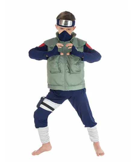 Kostuum Kakashi Naruto™ Kinderen, Maat: 11–12 jaar (152 cm)
