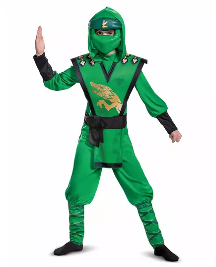 Déguisement LEGACY deluxe Lloyd Ninjago®- LEGO™ enfant, Taille: 5–6 ans (109–126 cm)