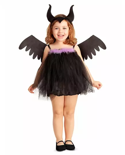 Déguisement Miss du mal bébé, Taille: 1–2 ans (80-92 cm)