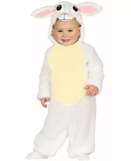 Vermomming wit schaap voor baby's, Maat: 18–24 maanden (89–93cm)