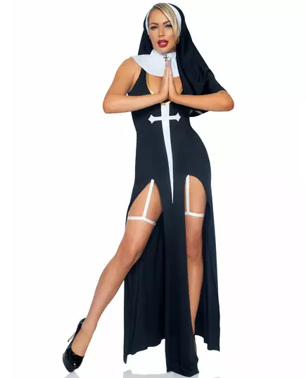 Sexy nonnenkostuum, Maat: Small