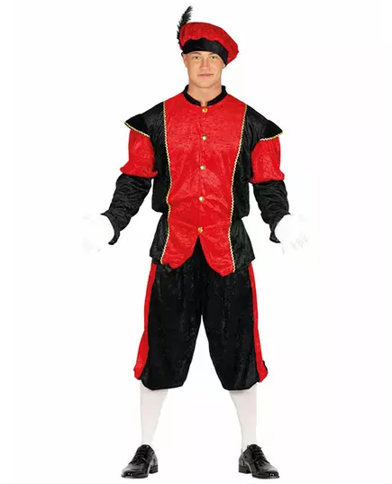 Rode Piet kostuum voor volwassenen, Maat: Large (52–54)