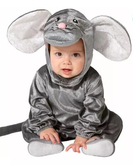 Grijze muis Babykostuum, Maat: 12–24 maanden (88 cm)