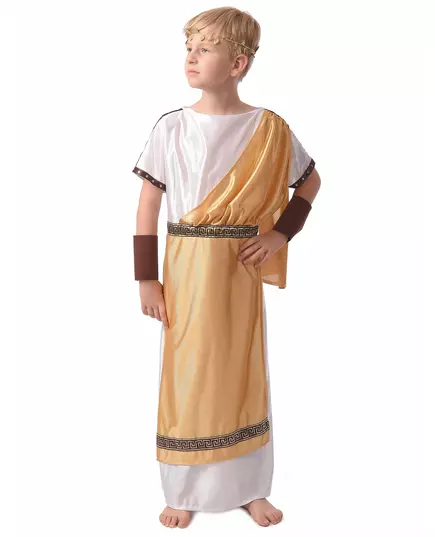 Déguisement romain or garçon, Taille: 4–6 ans (110–120 cm)