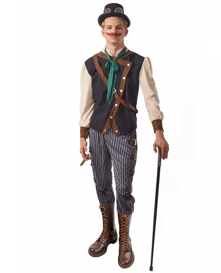 Déguisement steampunk dandy homme, Taille: Medium