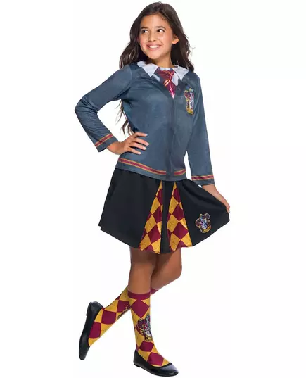 Top met rok Griffoendor Harry Potter™ meisje, Maat: 7–8 jaar (122 tot 128 cm)