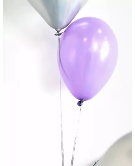12 gemetalliseerde lavendelkleurige ballonnen, image 2