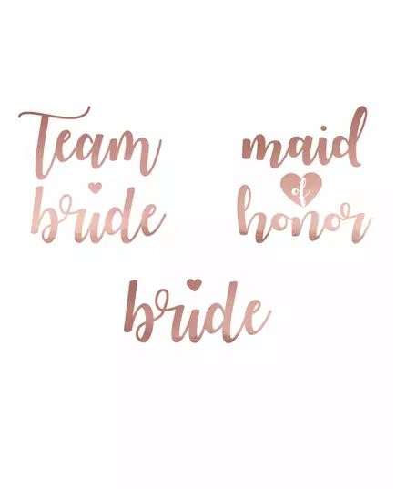 13 Team bruid roségouden tatoeages, image 2