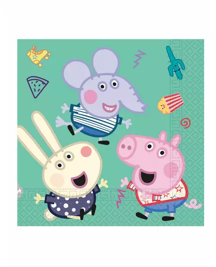 20 Serviettes en papier Peppa Pig™ 33 x 33cm, image 2