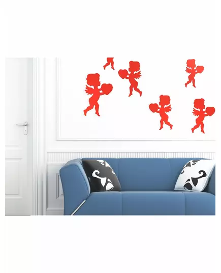 6 rode cupido decoraties, image 2
