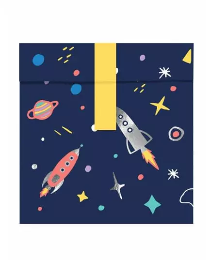 6 papieren space adventure cadeauzakjes, image 2