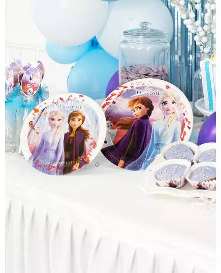 8 grote Frozen 2™ kartonnen borden, image 2