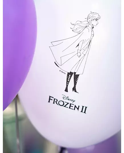 8 Ballons en latex La Reine des Neiges 2™ 28 cm, image 2