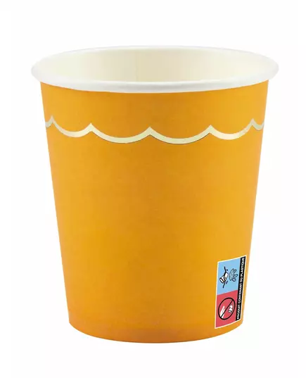 8 Gobelets en carton citrouille sweety 200 ml, image 2