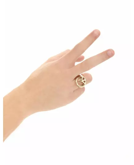 Bague hippie dorée adulte, image 2