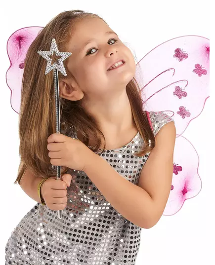 Roze ster toverstaf voor volwassenen en kinderen, image 2
