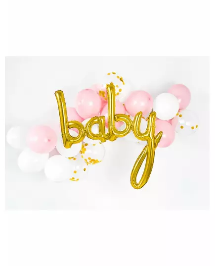 Ballon aluminium baby doré 73 x 75 cm, image 2