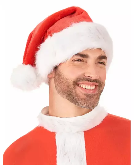 Rode kerstmuts voor volwassenen, image 2