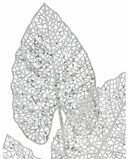 Siertak 5 blaadjes wit 80 cm, image 2