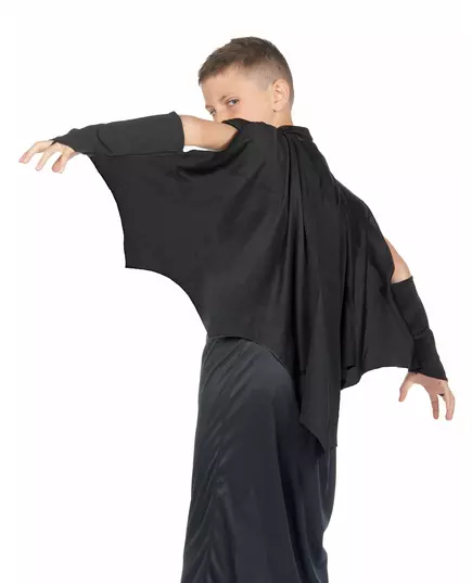 Zwarte vleermuis cape voor kinderen, image 2