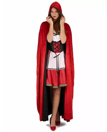 Deluxe fluweelachtige cape voor volwassenen, image 2