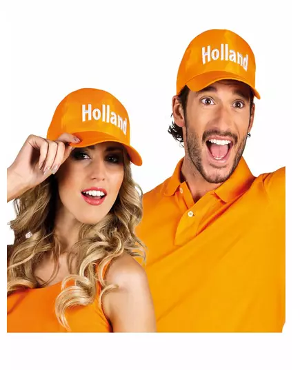 Casquette orange supporter Pays-Bas adulte, image 2