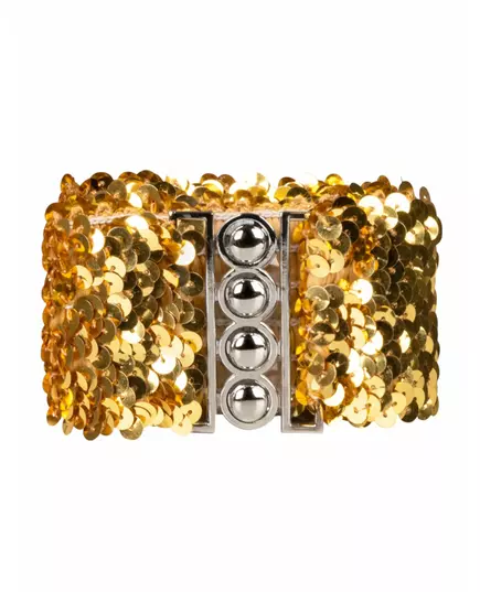 Ceinture à sequins dorée adulte, image 2