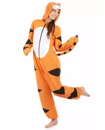Combinaison à capuche tigre femme, image 2