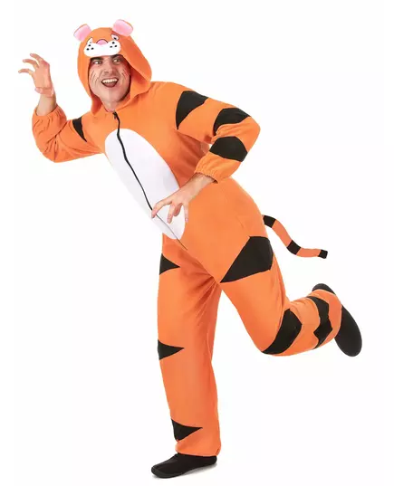 Combinaison à capuche tigre homme, image 2