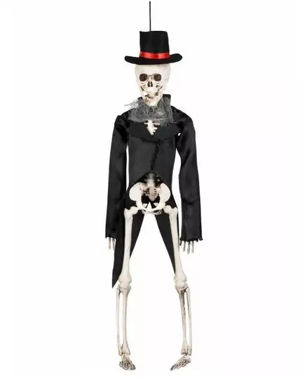 Squelette à suspendre marié gothique Halloween 45 cm, image 2