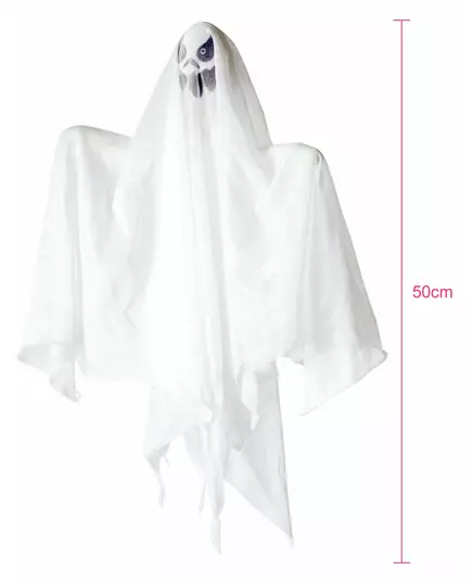 Décoration fantôme lumineux Halloween 50 cm, image 2