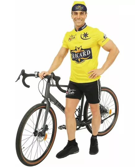 Tricard geel fietspak voor heren, Maat: Small/Medium