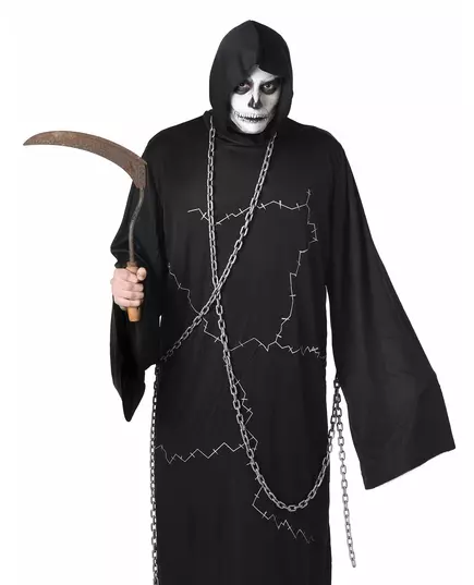 Déguisement faucheur enchaîné homme, Taille: Medium, image 2