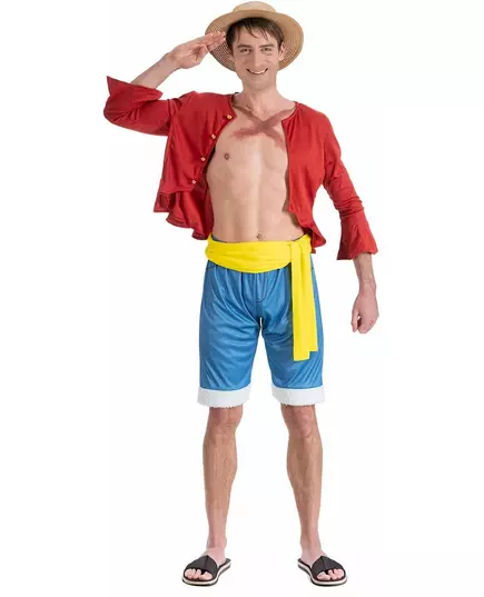 Déguisement Luffy One Piece™ adulte, Taille: Small