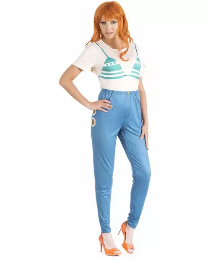 One Piece™ Nami-kostuum voor volwassenen, Maat: X-Small