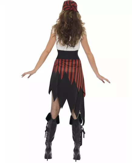 Déguisement pirate dentelé femme, Taille: Medium, image 2