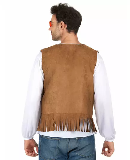 Hippie gilet voor mannen, Maat: Medium/Large, image 2