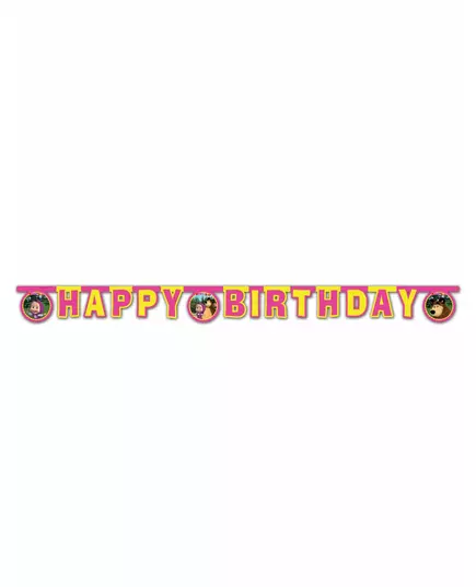 Guirlande articulée Happy Birthday Masha et Michka™ 2 mètres, image 2