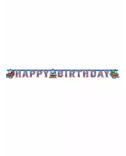 Guirlande en carton Happy Birthday Thomas et ses amis 180 x 15 cm, image 2
